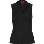 Magliette & T-shirt Slim Fit eleganti nere XS senza manica per Donna HUGO 