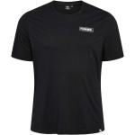 Magliette & T-shirt scontate nere XXL taglie comode mezza manica con manica corta per Uomo Hummel Legacy 