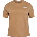 Magliette & T-shirt scontate marroni 3 XL taglie comode di cotone mezza manica con manica corta per Donna Hummel Legacy 