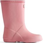 Stivali larghezza E scontati rosa numero 38 di gomma con punta rotonda impermeabili da pioggia per bambini Hunter 