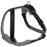 Hunter - Harness Neoprene - Imbracatura per cani Breite 2,0 cm nero/grigio