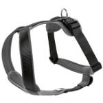 Hunter - Harness Neoprene - Imbracatura per cani Breite 1,5 cm nero/grigio