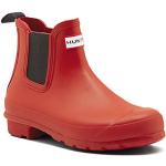 Stivali larghezza D rossi numero 38 di gomma traspiranti da pioggia per Donna Hunter Original 