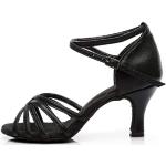 Stivali eleganti neri numero 34 con stringhe con tacco sopra i 9 cm con tacco per Donna 