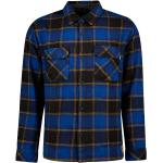 Camicie scontate classiche blu M di cotone per l'autunno con manica lunga per Uomo HURLEY 
