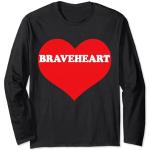 I Heart Braveheart, I Love Braveheart Custom Maglia a Manica