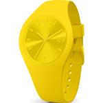 Accessori orologi scontati gialli Taglia unica di cristallo per Donna resistenza all'acqua 10 Bar Ice Watch 