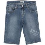 Pantaloncini jeans scontati blu di cotone per bambino Iceberg di YOOX.com con spedizione gratuita 