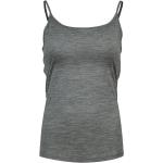 T-shirt tecniche scontate grigie XL di lana merino senza manica per Donna Ice breaker Siren 