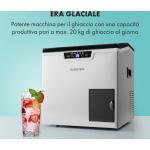 Icefestival Cube, Macchina del Ghiaccio, 1,9l, 20kg/24h, 400W