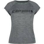 T-shirt tecniche scontate grigie XL mezza manica per Donna Icepeak 