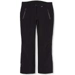 Pantaloni neri 3 XL taglie comode da sci per Donna Icepeak 