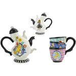 Ideal Casa 7873 Alice nel paese delle meraviglie - Set teiera con coperchio + Tazza da Tè, Multicolore