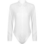 Bluse eleganti bianche 3 XL taglie comode tinta unita con scollo a V lavabili in lavatrice per la primavera mezza manica per Donna 