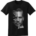 If One Day The Speed Kill Me Do Not Cry Paul Walker Quote Gifts T-Shirt Unisex Casual Tops Clothing Black
