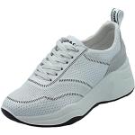Sneakers stringate larghezza E casual bianche numero 38 con stringhe per Donna Igi&Co 
