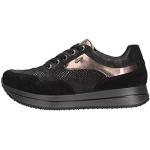 Sneakers larghezza E casual nere numero 36 per Donna Igi&Co 