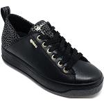 Sneakers stringate larghezza E scontate casual nere numero 36 per Donna Igi&Co 