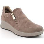 Sneakers larghezza E casual grigie con cerniera con cerniera per Donna Igi&Co 