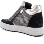 Sneakers larghezza E casual nere numero 40 con cerniera con cerniera per Donna Igi&Co 