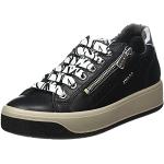 Sneakers stringate larghezza B casual nere numero 36 con stringhe per Donna Igi&Co 