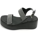 Scarpe estive scontate nere numero 36 di pelle per Donna Igi&Co 