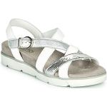 Sandali scontati bianchi con tacco da 3 cm a 5 cm per l'estate per Donna Igi&Co 
