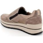 Sneakers slip on larghezza E casual tortora numero 38 con allacciatura elasticizzata per Donna Igi&Co 