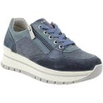 Sneakers larghezza E casual blu numero 38 con cerniera con cerniera per Donna Igi&Co 