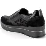 Sneakers invernali larghezza E casual nere numero 39 con stringhe per Donna Igi&Co 