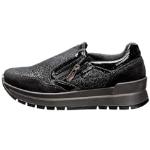 Sneakers invernali larghezza E casual nere numero 40 con stringhe per Donna Igi&Co 