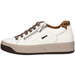 Sneakers larghezza E casual bianche numero 38 animalier per Donna Igi&Co 