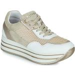 Sneakers basse scontate bianche numero 37 con tacco da 5 cm a 7 cm per Donna Igi&Co 