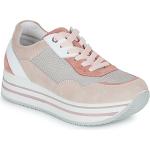 Sneakers basse scontate rosa numero 38 con tacco da 3 cm a 5 cm per Donna Igi&Co 