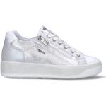 Sneakers scontate bianche numero 40 con tacco da 3 cm a 5 cm per Donna Igi&Co 