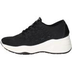 Sneakers larghezza E casual nere numero 38 con tacco da 5 cm a 7 cm per Donna Igi&Co 
