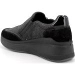 Sneakers larghezza E casual nere numero 39 per Donna Igi&Co 