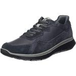 Sneakers stringate larghezza E casual blu numero 42 in pelle di camoscio per Uomo Igi&Co 