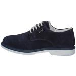 Sneakers stringate larghezza E casual blu numero 39 in pelle di camoscio con stringhe per Uomo Igi&Co 