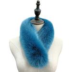 Accessori moda blu di eco-pelliccia per Donna 