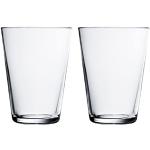 Bicchieri trasparenti di vetro 2 pezzi Iittala Kartio 