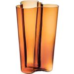 Iittala Aalto 1007881 - Vaso in vetro color rame, dimensioni: 17 x 17 x 25 cm