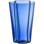 Iittala Aalto 1062562 - Vaso in vetro, 14 x 11,2 x 22 cm, colore: Blu oltremare