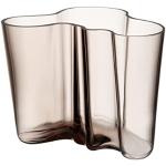 Iittala Alvar Aalto 1051436 - Vaso in vetro a forma di onda, 16 x 20,8 cm, colore: lino