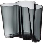 Vasi grigi di vetro 19 cm Iittala 