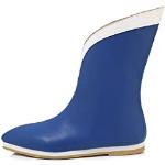 Stivali blu numero 45,5 di gomma antiscivolo da pioggia per Donna 