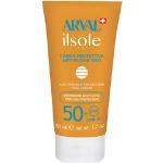 Creme protettive solari 50 ml scontati viso naturali per per tutti i tipi di pelle con vitamina E texture crema SPF 50 Arval 