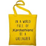 Shopping bags gialle di juta riutilizzabili per Donna Styletex23 