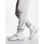 Sneakers stringate larghezza E scontate verde pastello numero 38 di gomma antiscivolo per Donna New Balance 530 