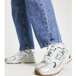 Sneakers stringate larghezza E scontate verde pastello numero 37,5 di gomma antiscivolo per Donna New Balance 530 